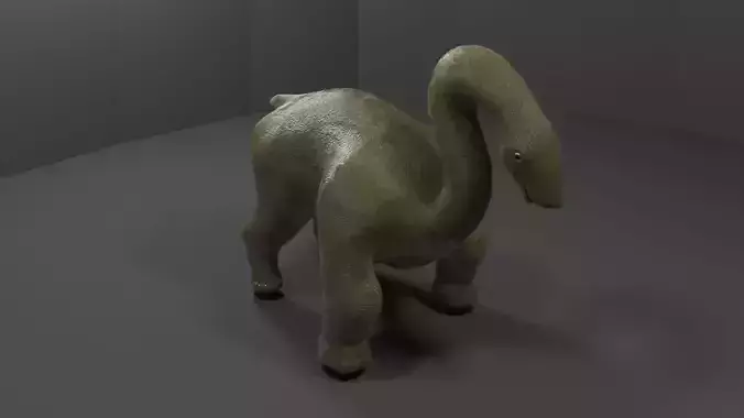 happy dino Free 3D model