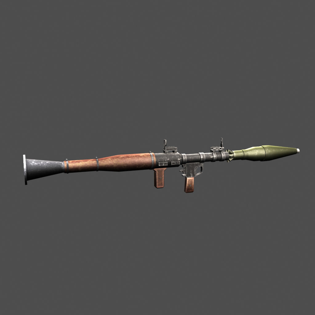 RPG-7 3ds Max 3D model_6