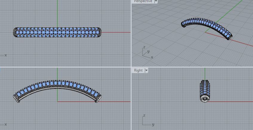 bracelet-centro pulsera 3D print model_3