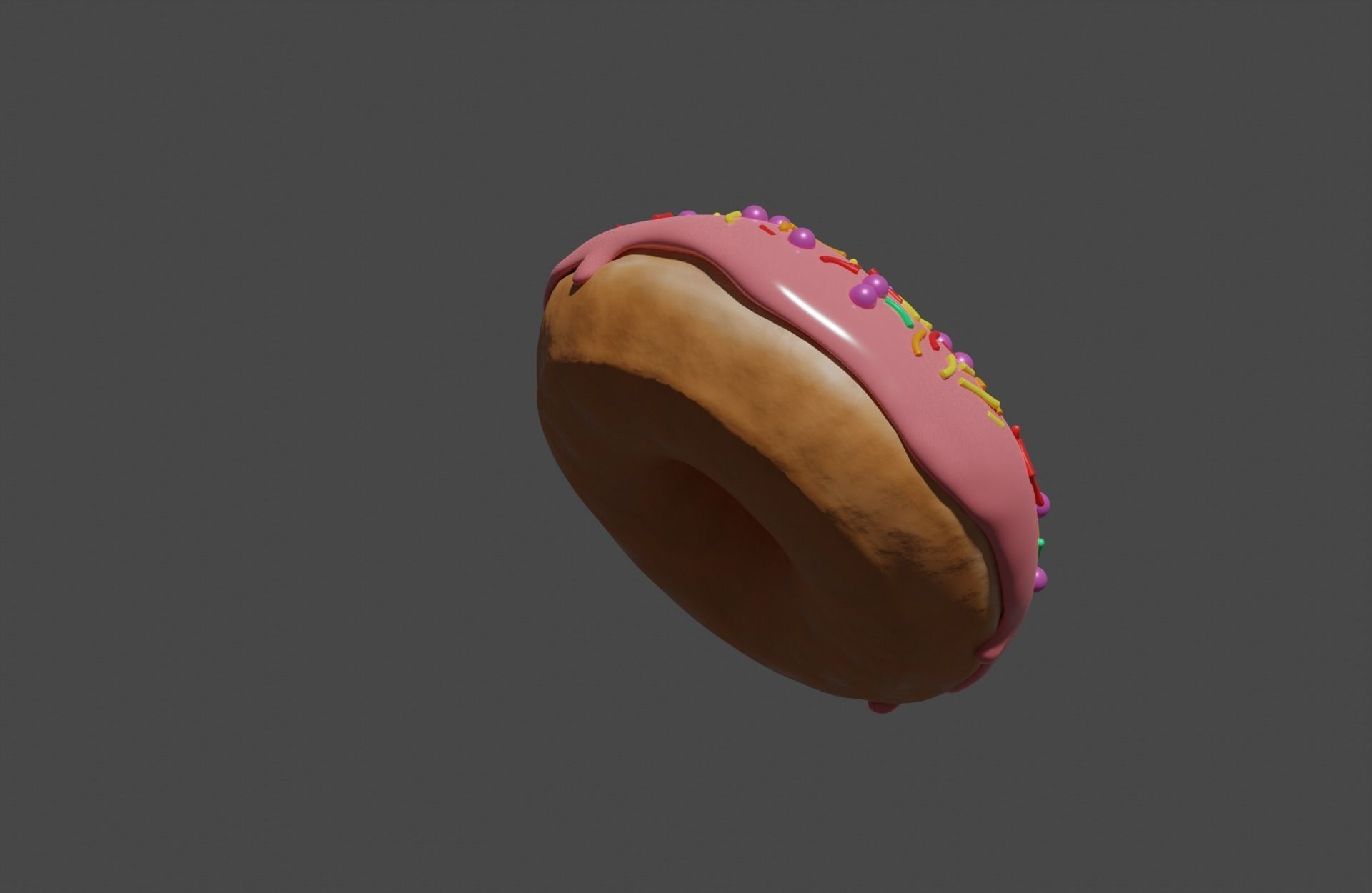 Sweet Donut 3D model_2