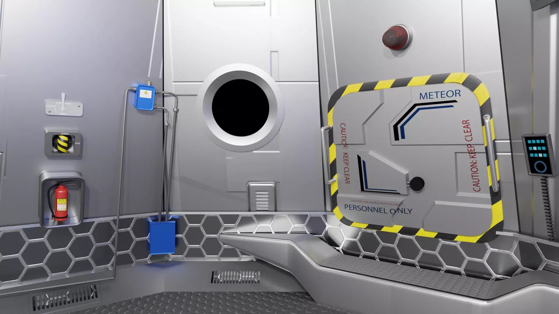 Sci-fi Space Pod 3D model_0