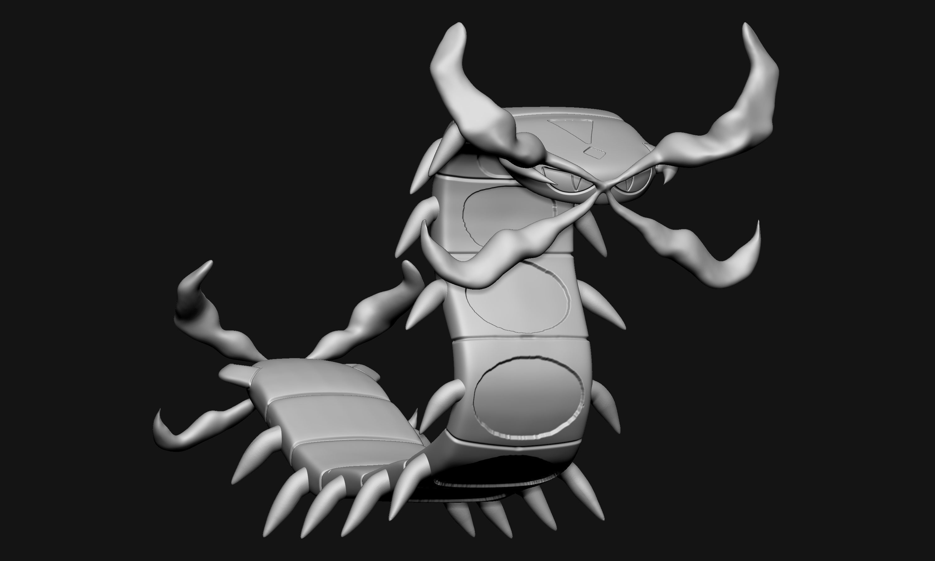 Pokemon - Centiskorch 3D print model_5