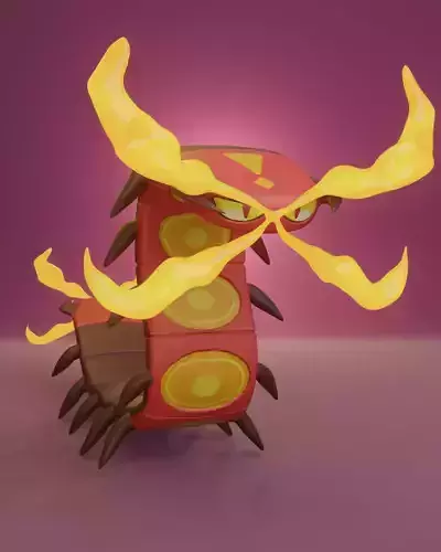 Pokemon - Centiskorch 3D print model