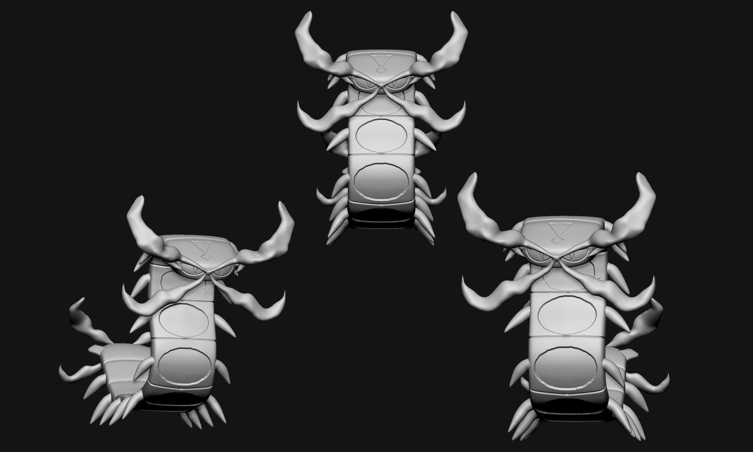 Pokemon - Centiskorch 3D print model_6