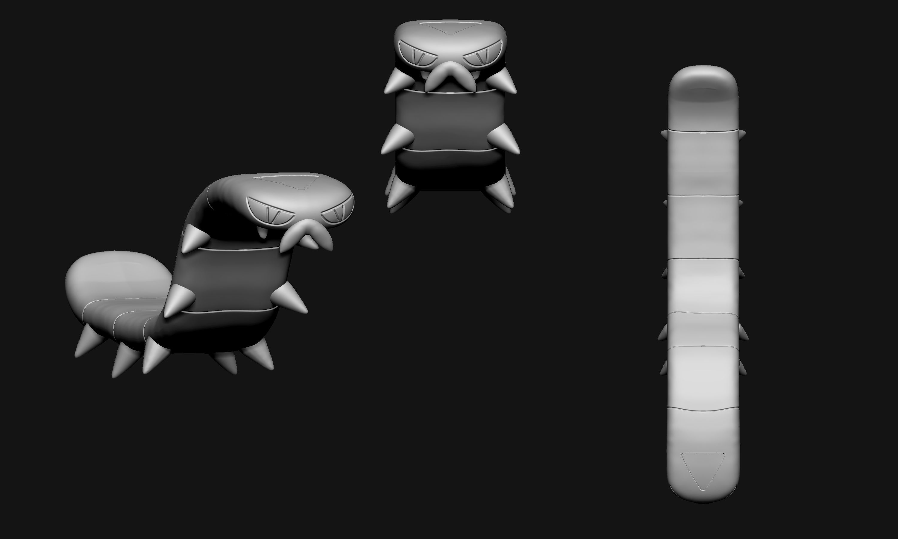 Pokemon - Sizzlipede and Centiskorch 3D print model_8