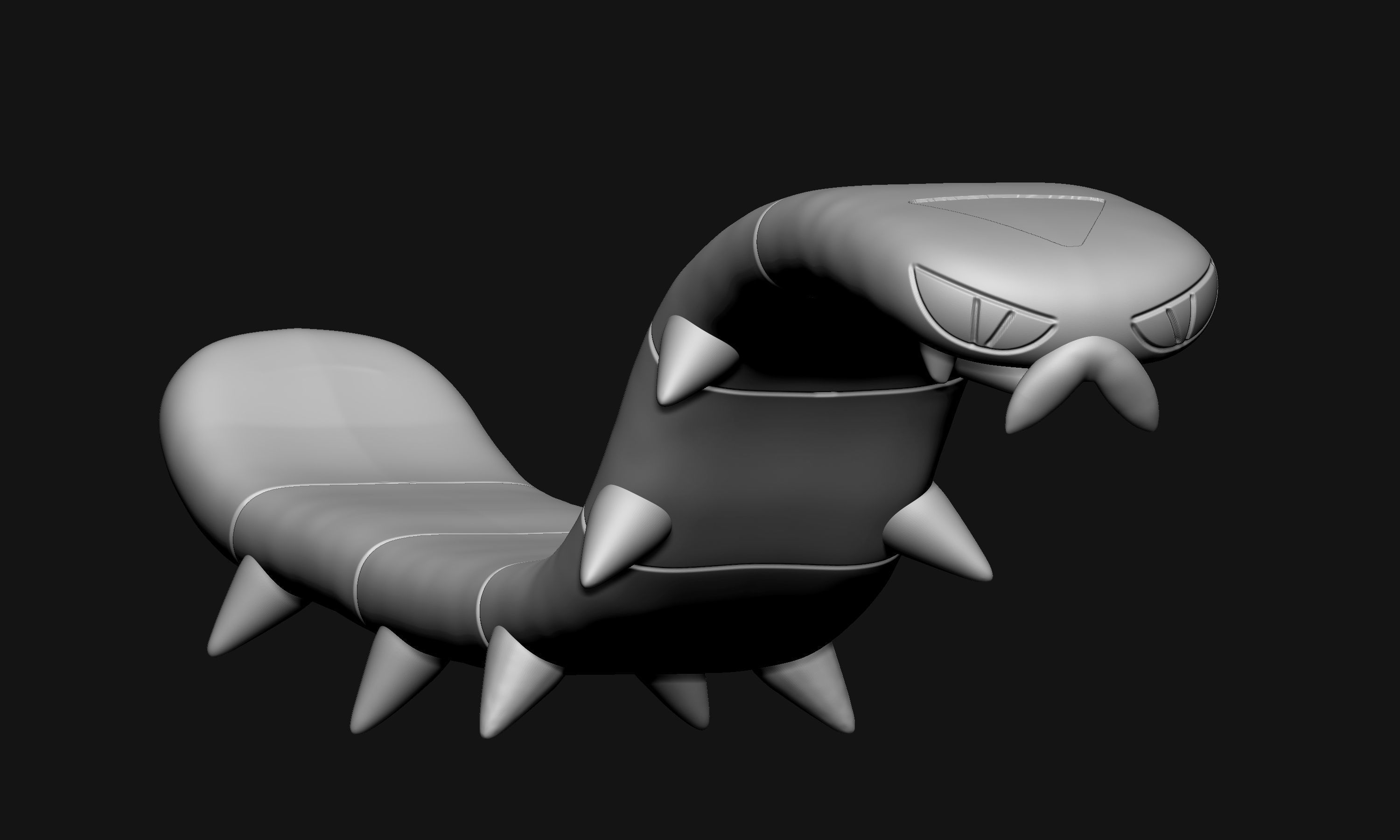 Pokemon - Sizzlipede and Centiskorch 3D print model_6