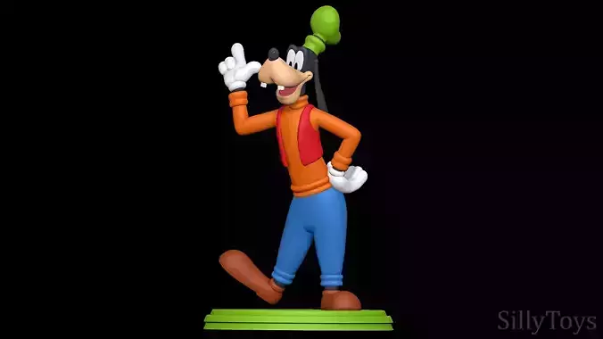 Goofy disney pixar figurine 3D print model