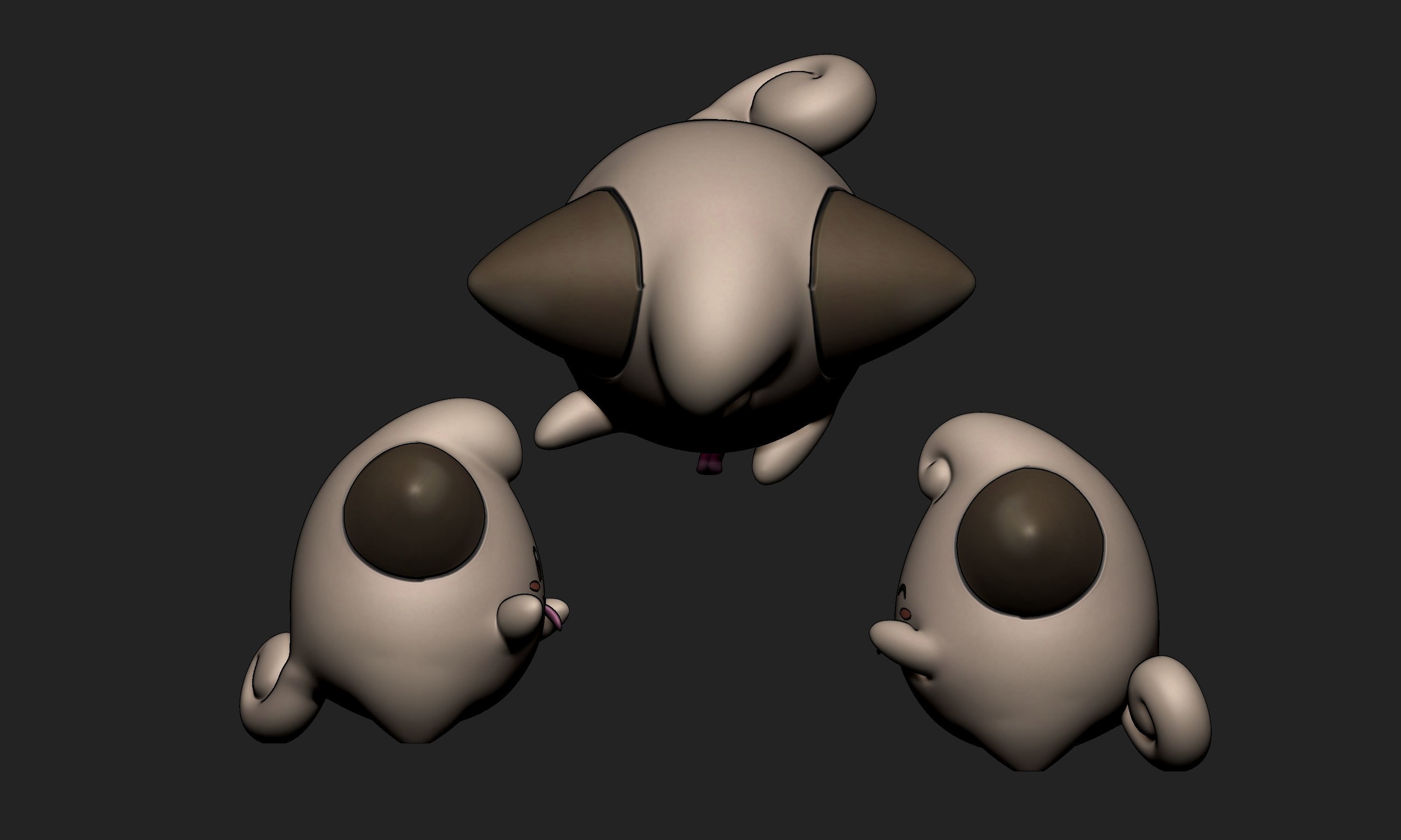 Pokemon - Cleffa Clefairy and Clefable 3D print model_8