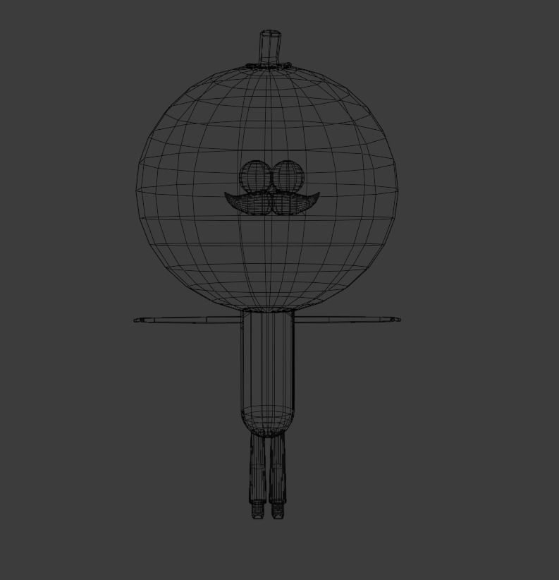 Pops from Regular Show 3D model_2