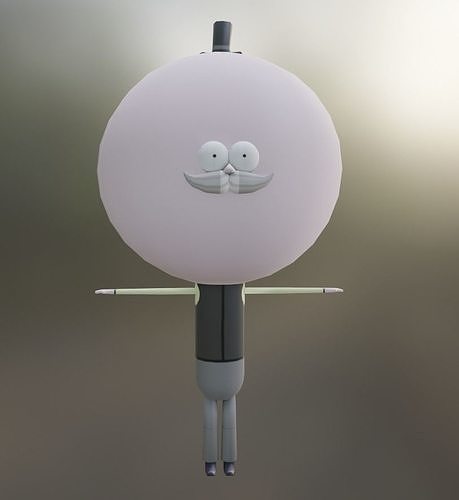 Pops from Regular Show 3D model
