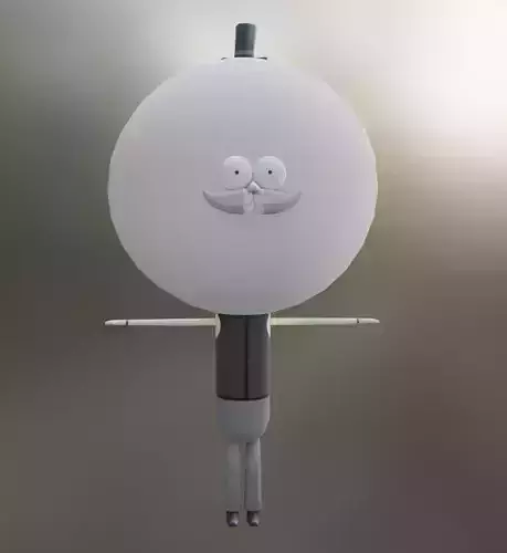 Pops from Regular Show 3D model