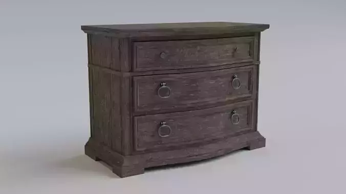 Wooden Chest Drawer - v2