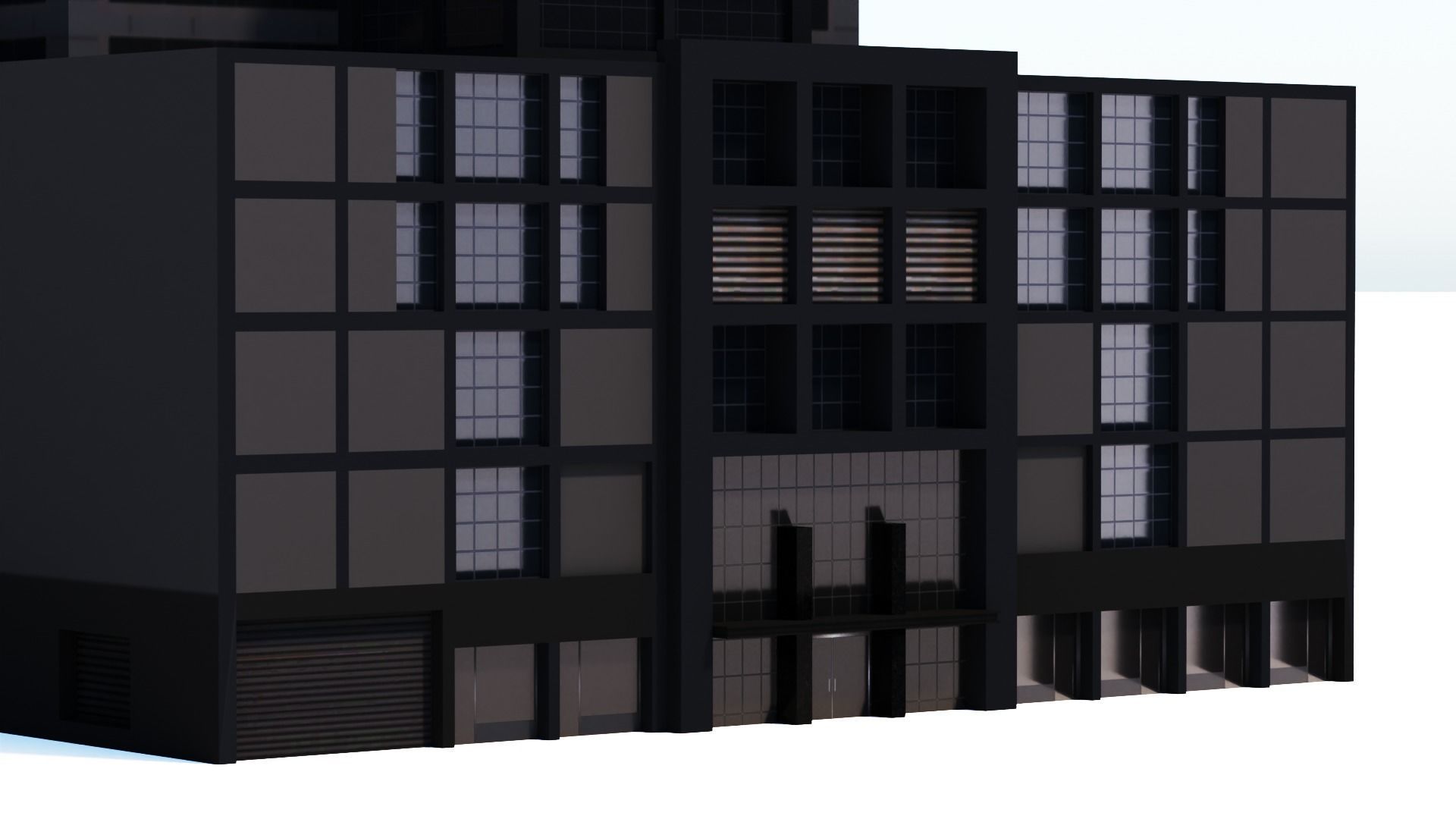101 Collins St Low-poly 3D model_18