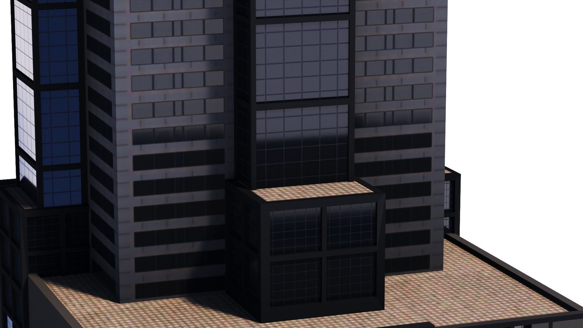 101 Collins St Low-poly 3D model_3