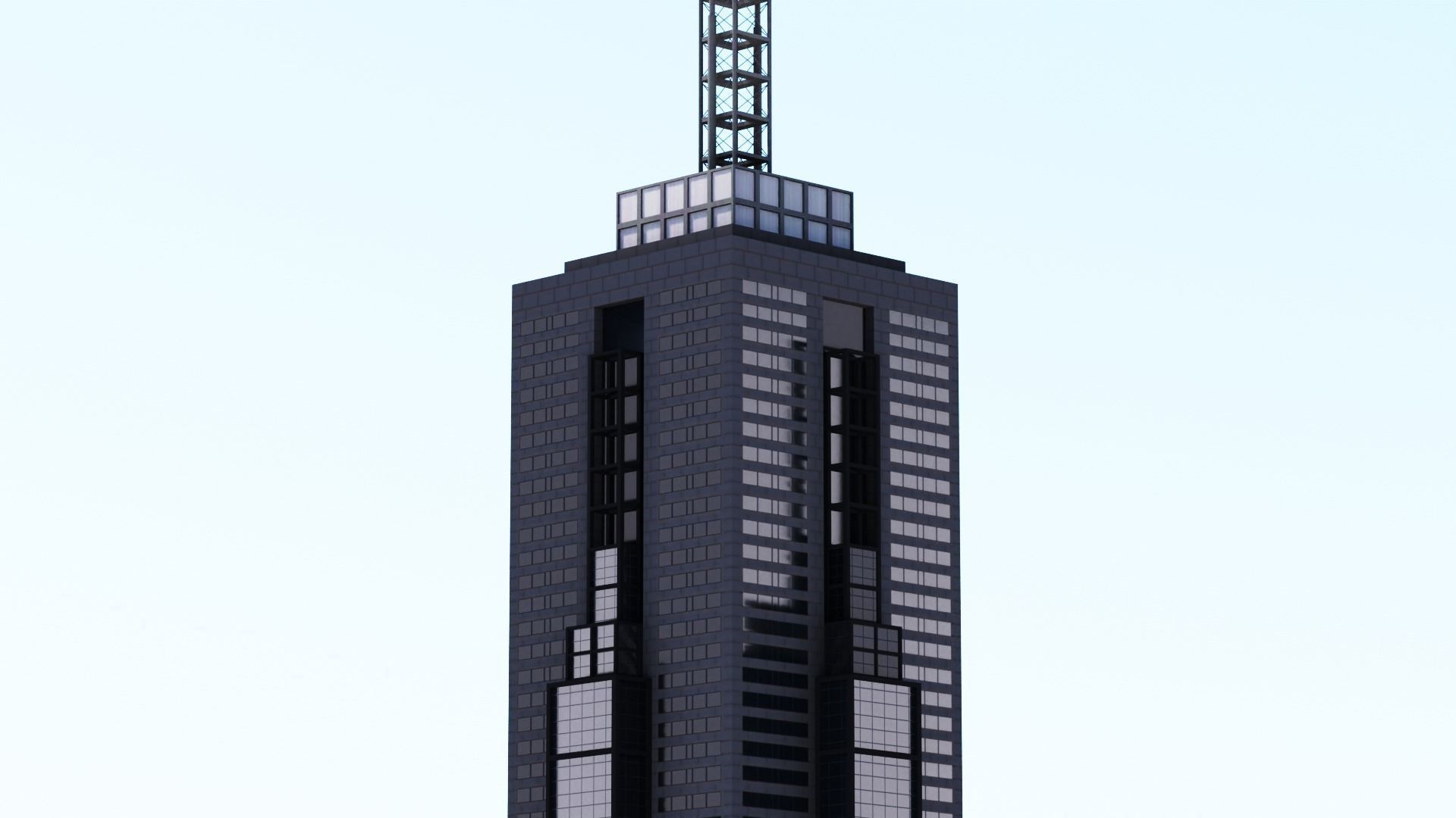 101 Collins St Low-poly 3D model_5
