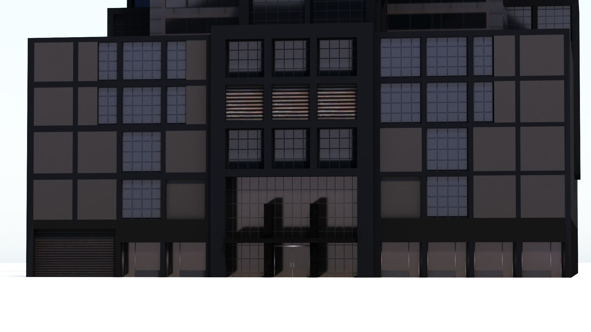 101 Collins St Low-poly 3D model_19