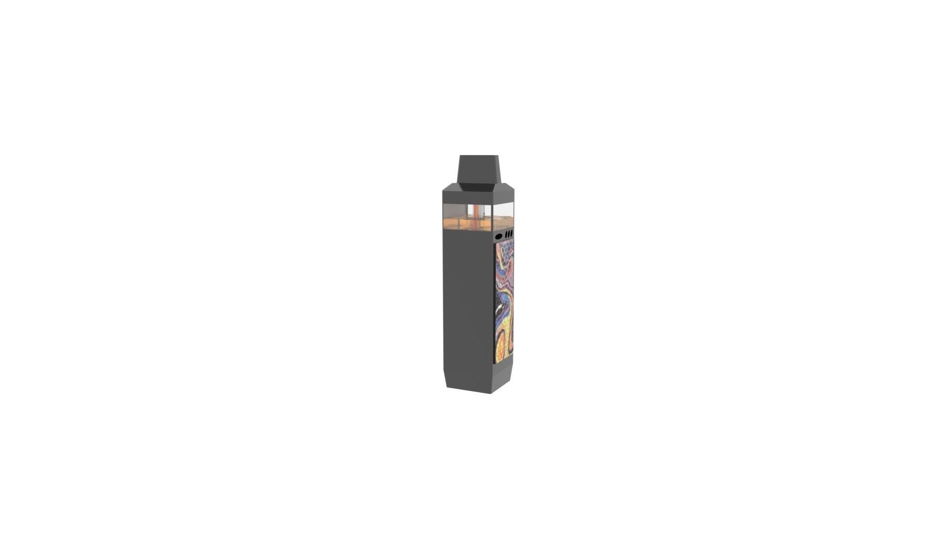 Electronic Cigarette Low-poly 3D model_5