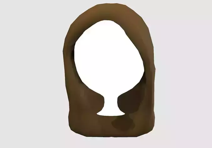 simple cartoon hairstyle 