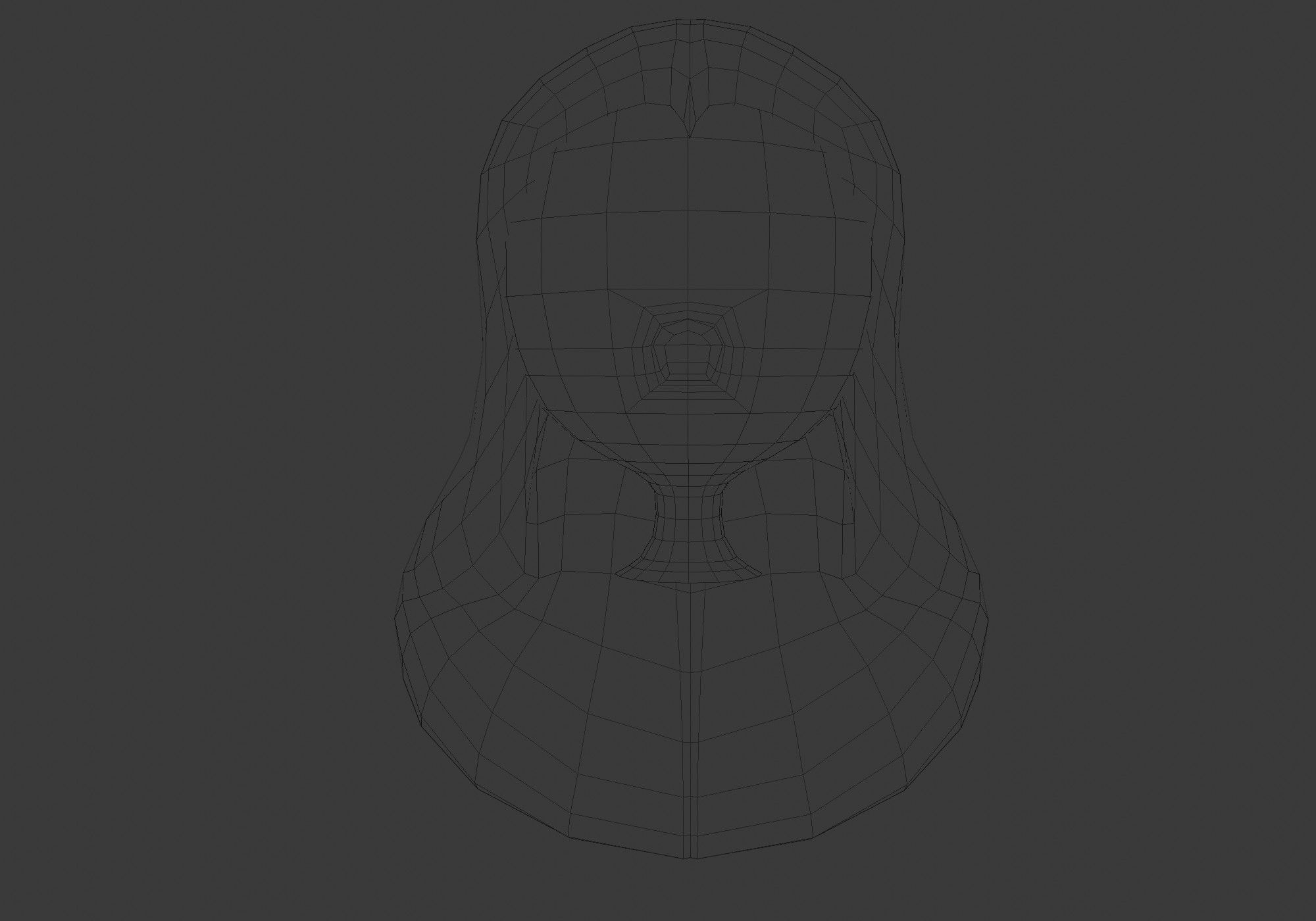 female cartoon hairstyle 3D model_5