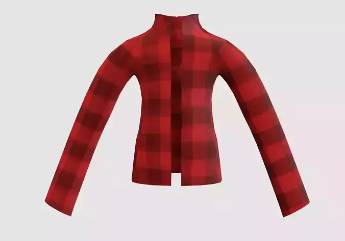 checkered cartoon jacket 