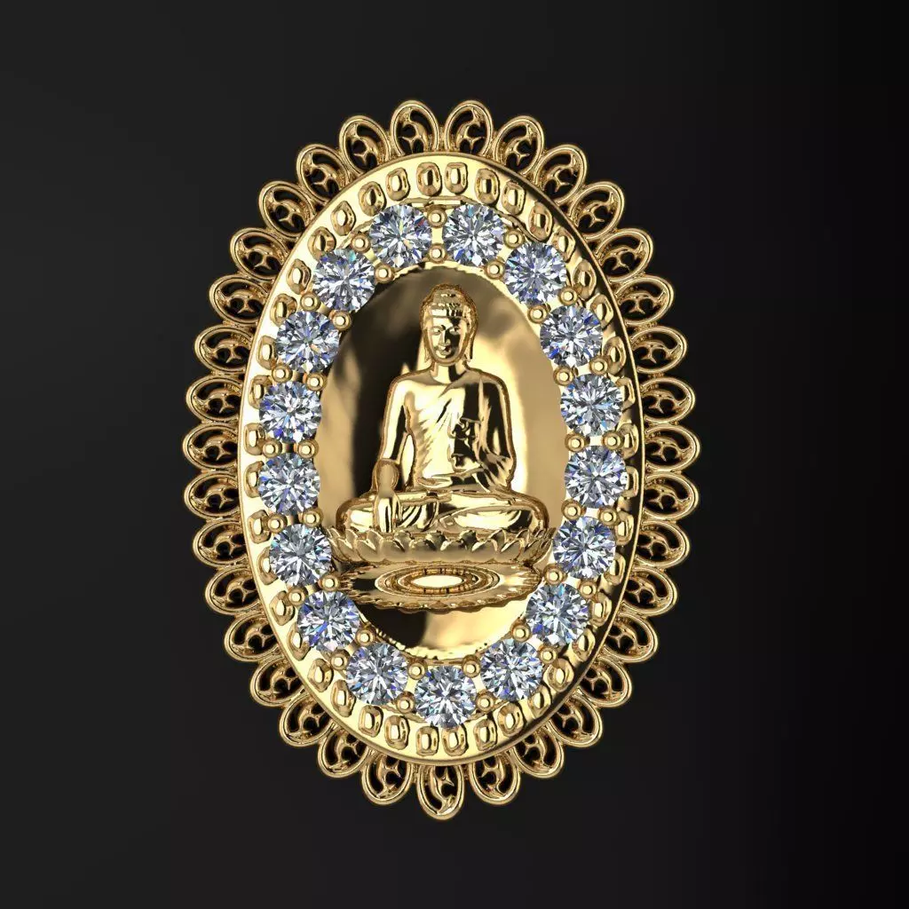 Cambodia Budha Art 3D print model