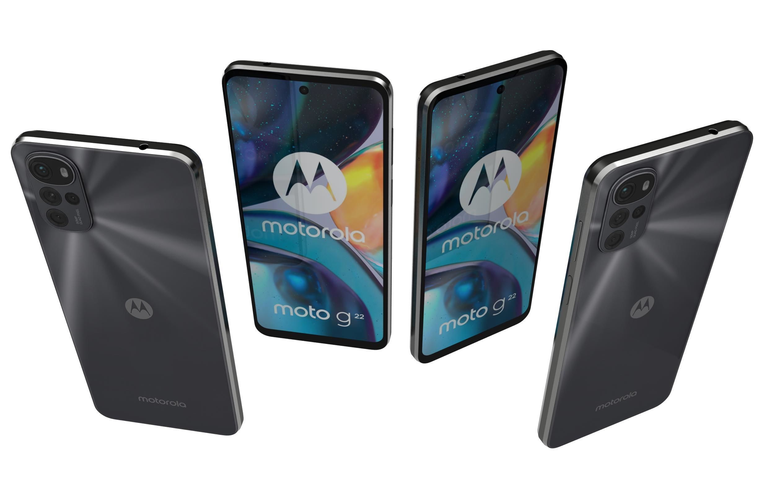 Motorola Moto G22 Black 3D model_5