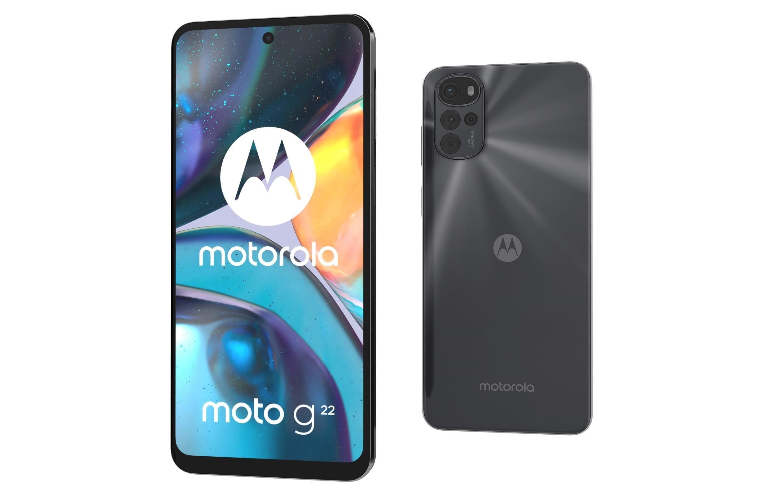 Motorola Moto G22 Black 3D model_7