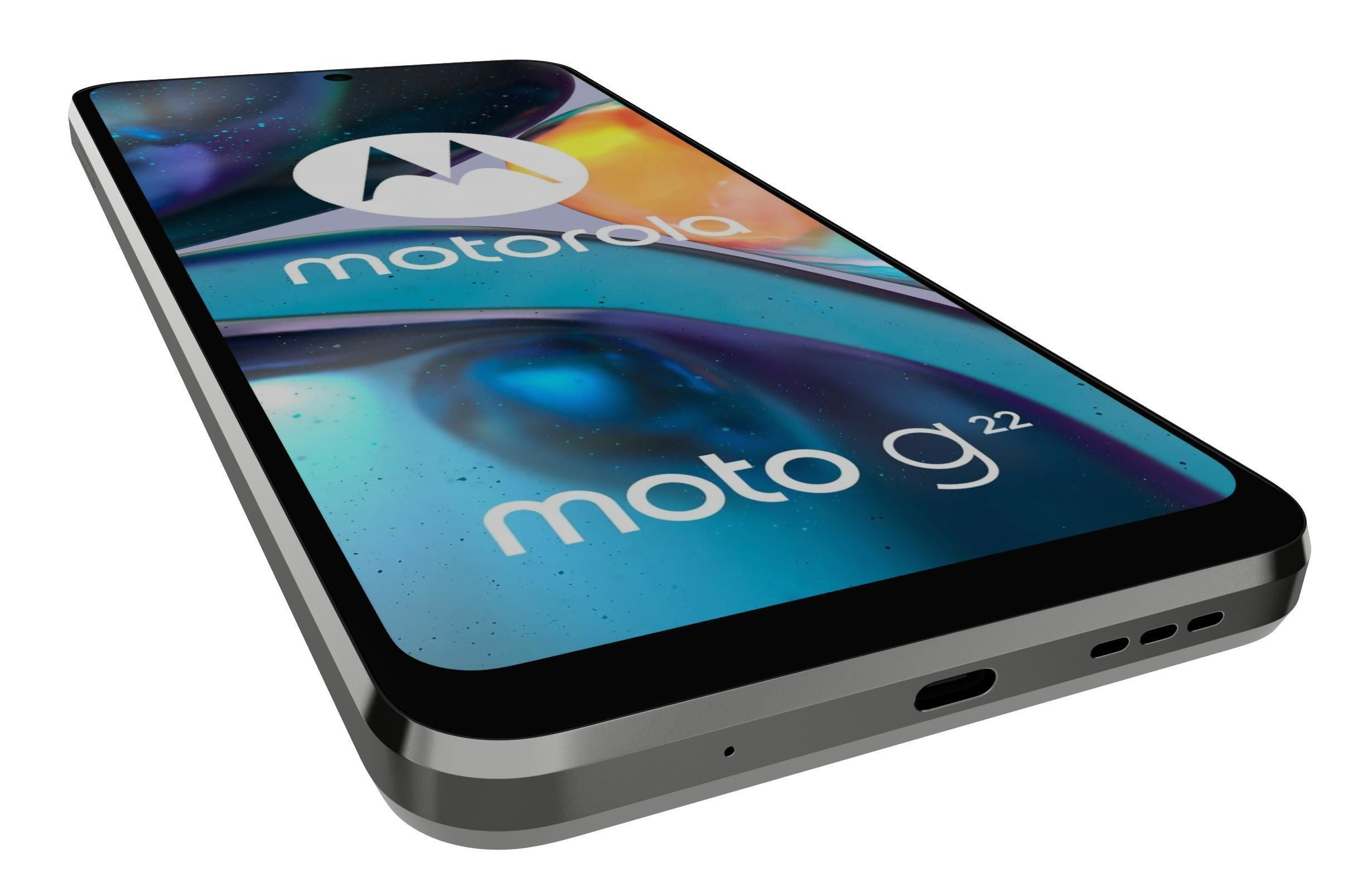 Motorola Moto G22 Black 3D model_12
