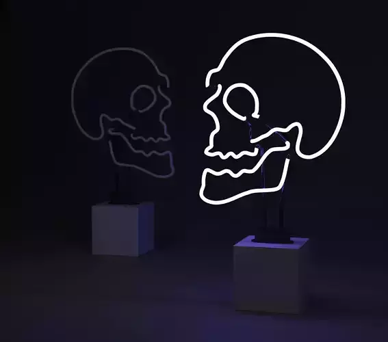 SCULL NEON LIGHT