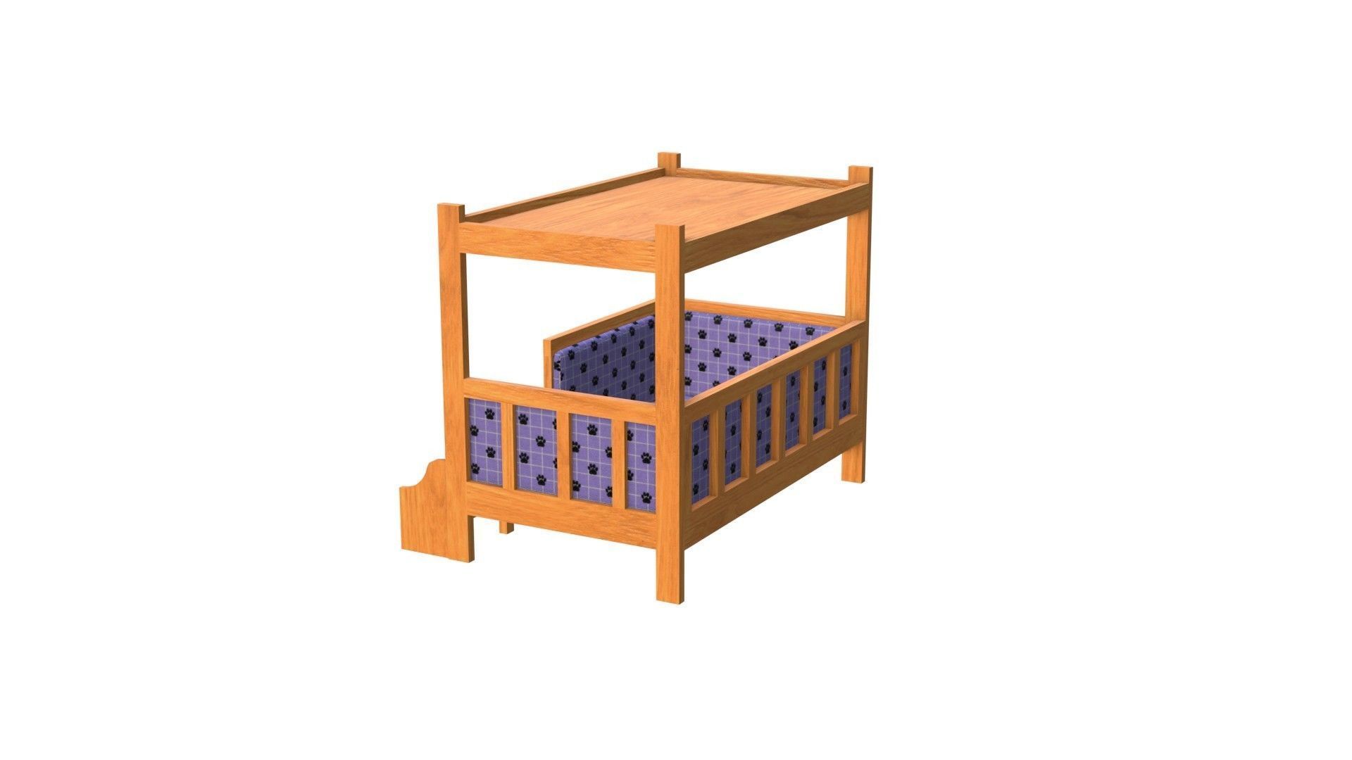 Dog House - Low poly Low-poly 3D model_5