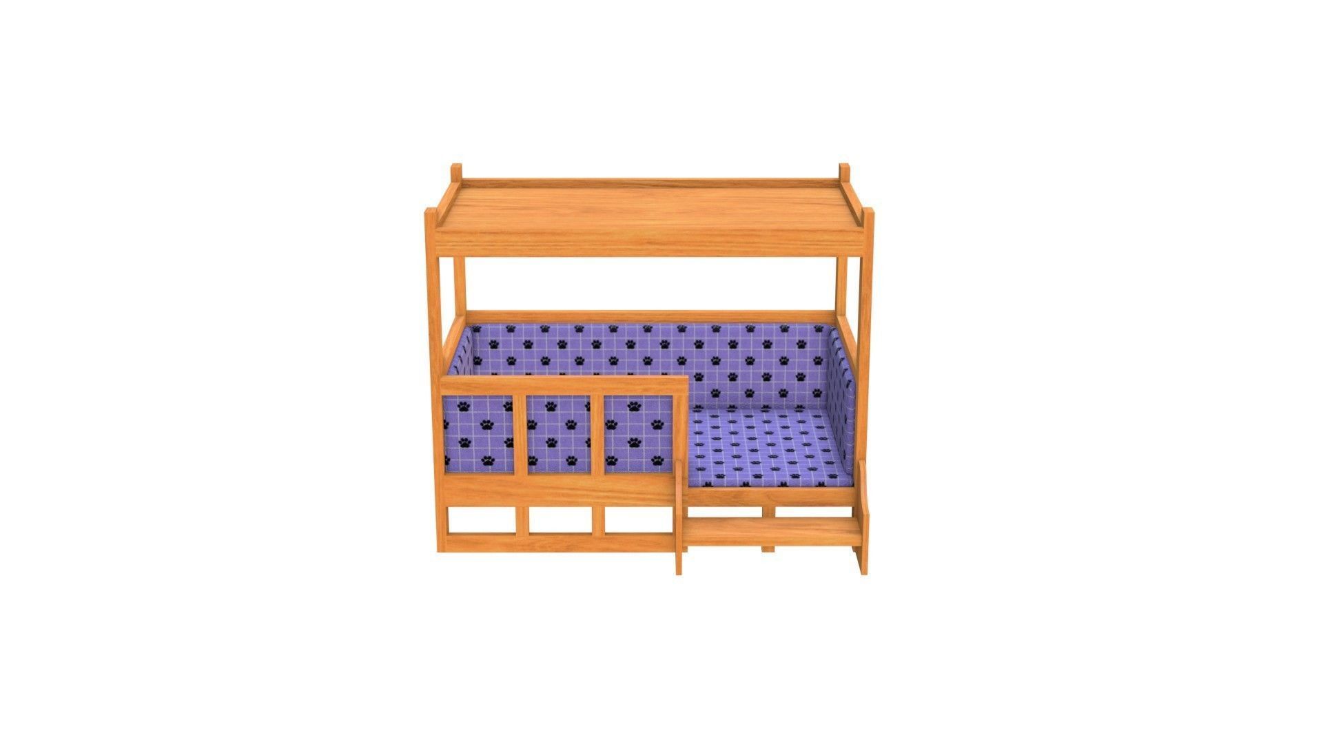 Dog House - Low poly Low-poly 3D model_3