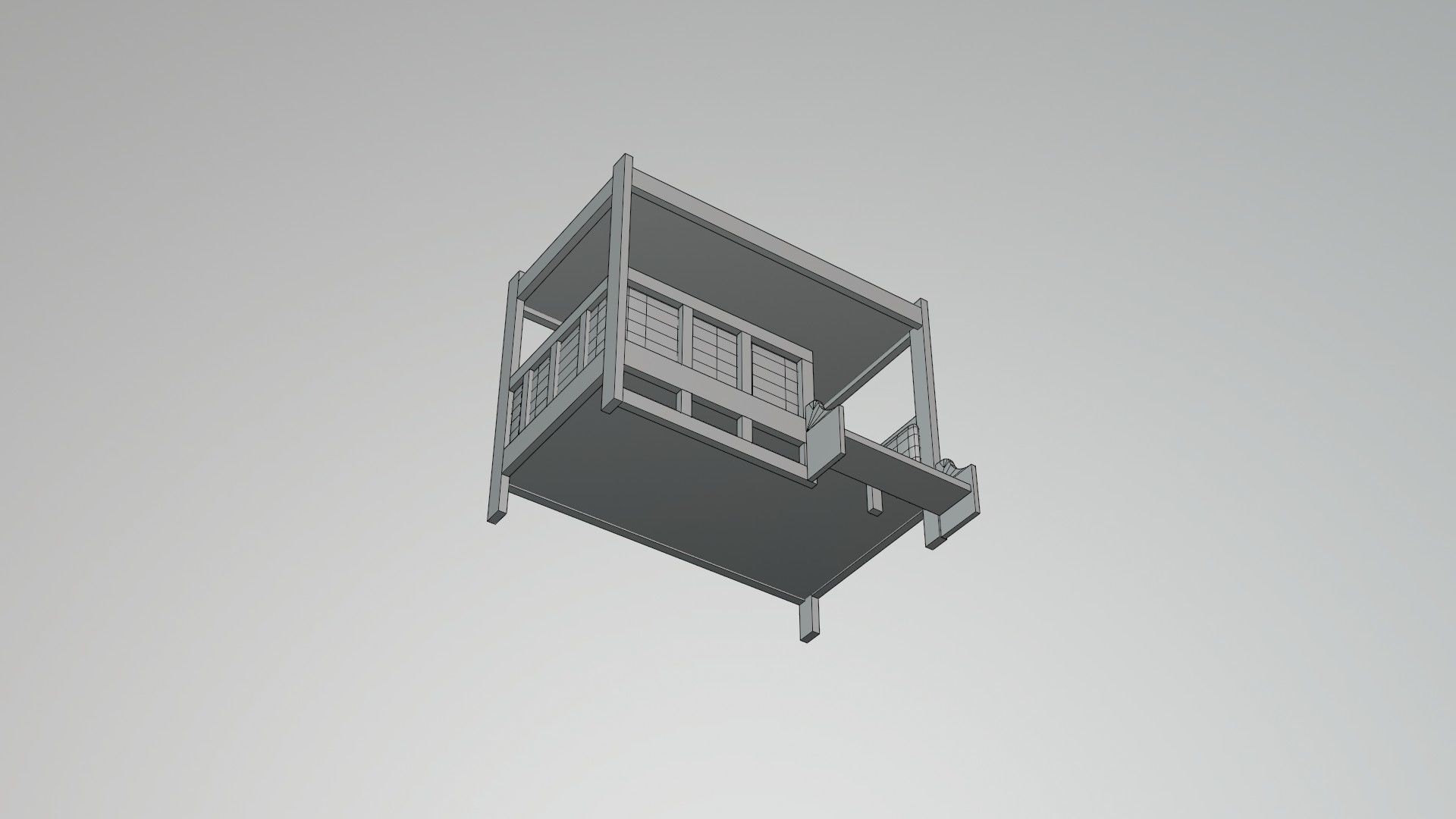 Dog House - Low poly Low-poly 3D model_11