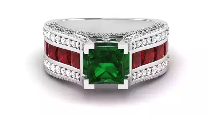 Solitaire Engagement Wedding Pricess Diamond Ring