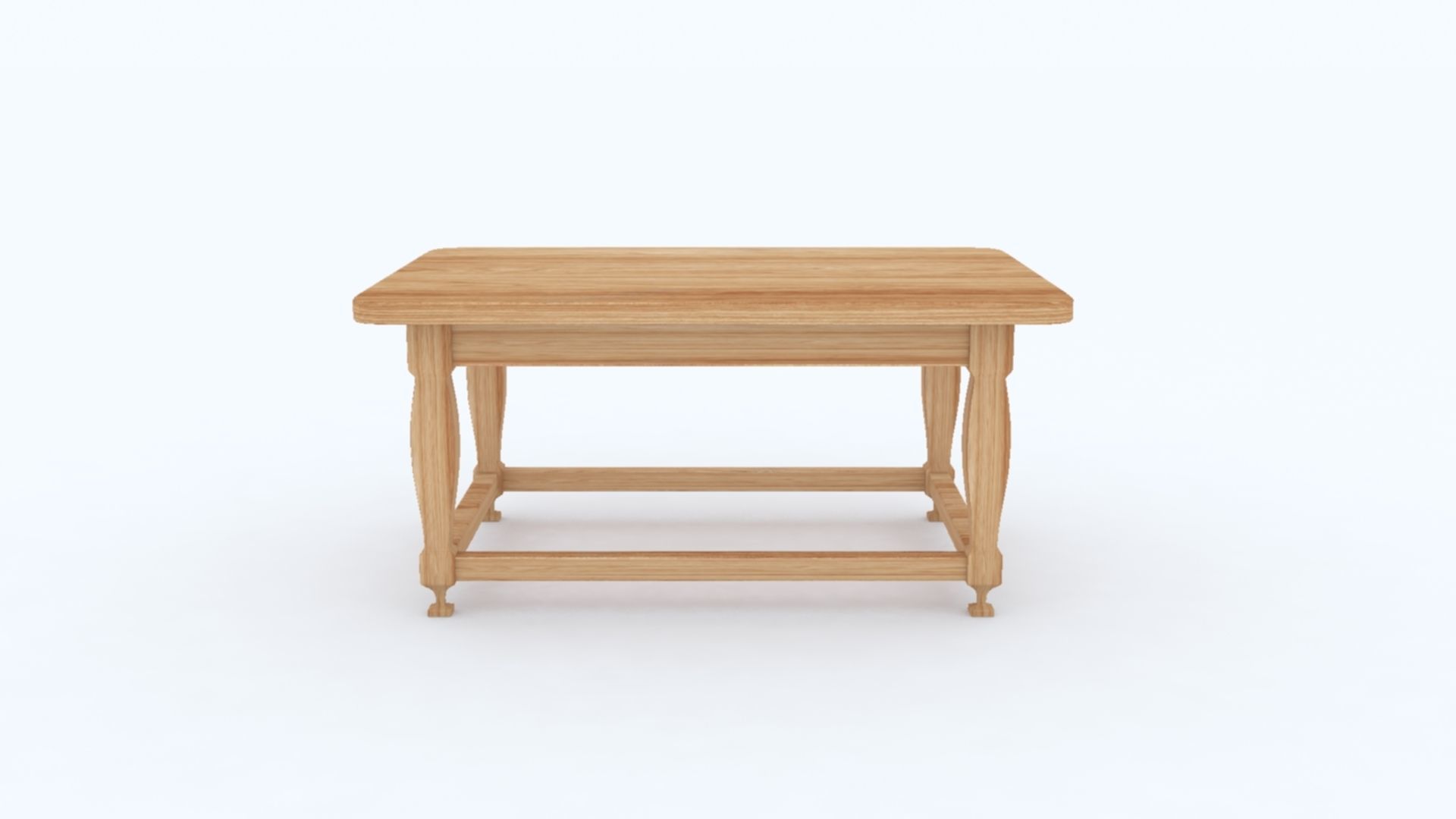 Teapoy Table TT2 Low-poly 3D model_1