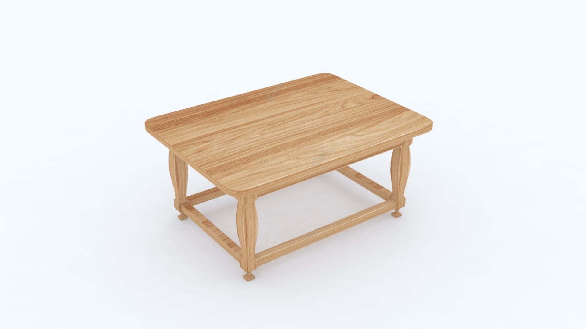 Teapoy Table TT2 Low-poly 3D model_3