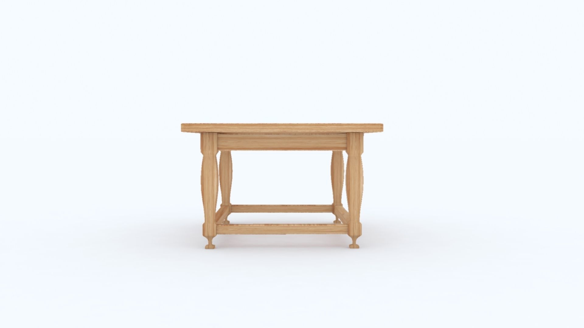 Teapoy Table TT2 Low-poly 3D model_2