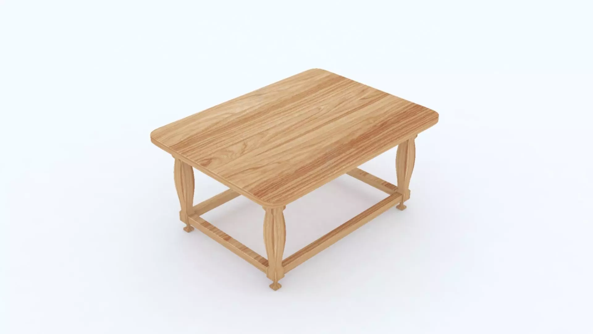Teapoy Table TT2 Low-poly 3D model_0