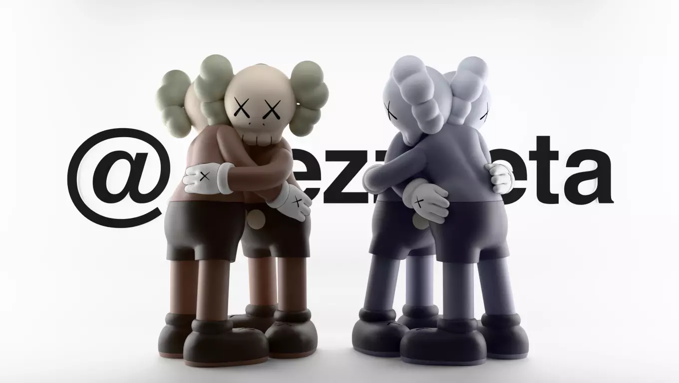 Kaws Together Textured 3D model