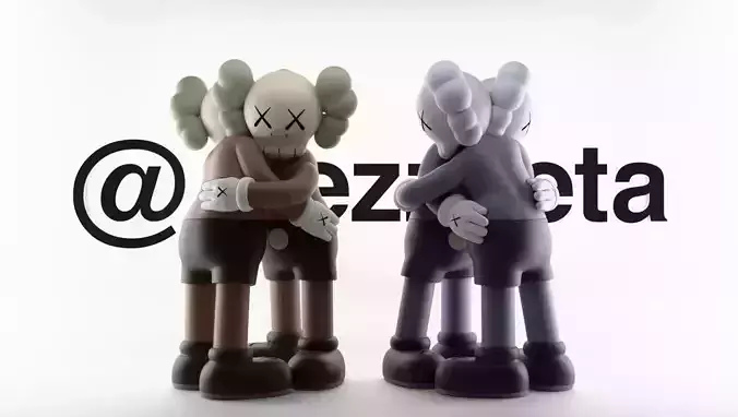 Kaws Together Textured