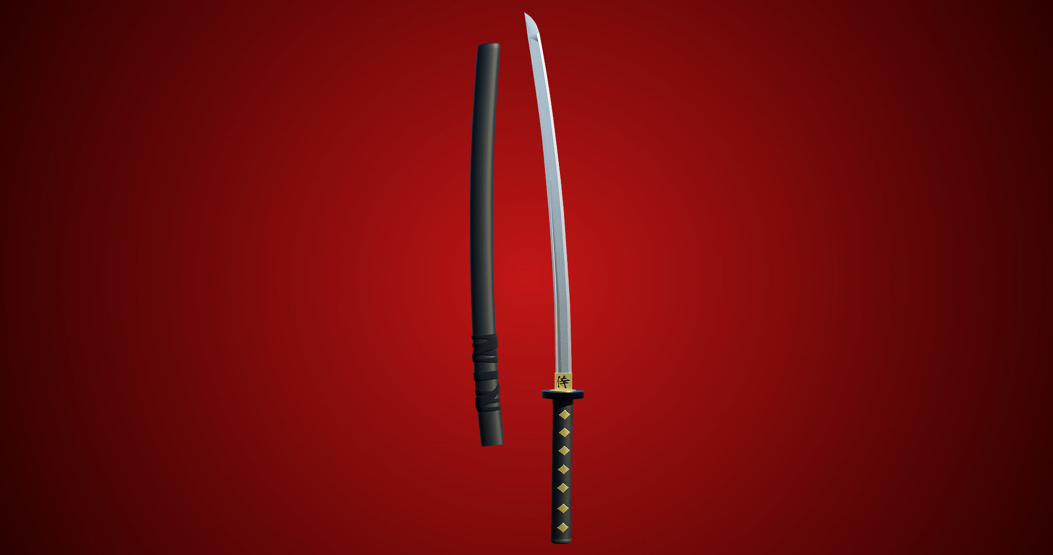 10 Swords Collection PBR Unity UE Arnold V-Ray Textures Included _87