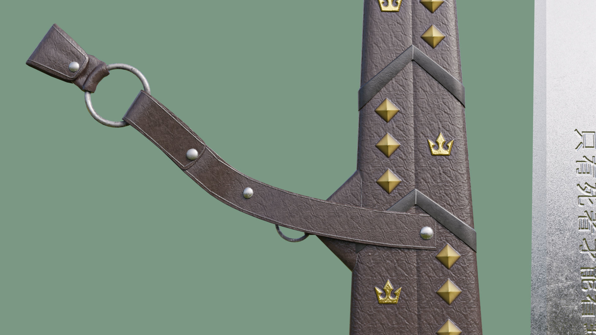 10 Swords Collection PBR Unity UE Arnold V-Ray Textures Included _8