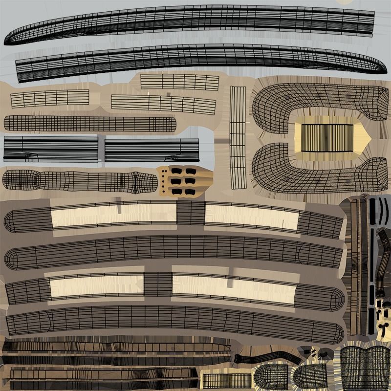 10 Swords Collection PBR Unity UE Arnold V-Ray Textures Included _74