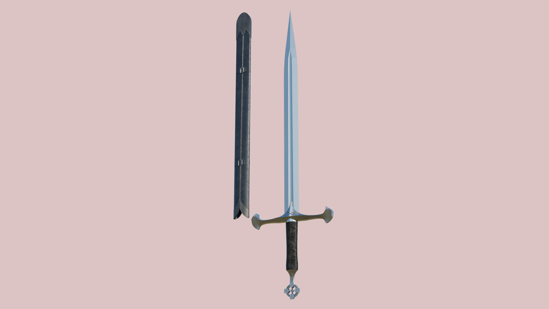 10 Swords Collection PBR Unity UE Arnold V-Ray Textures Included _18