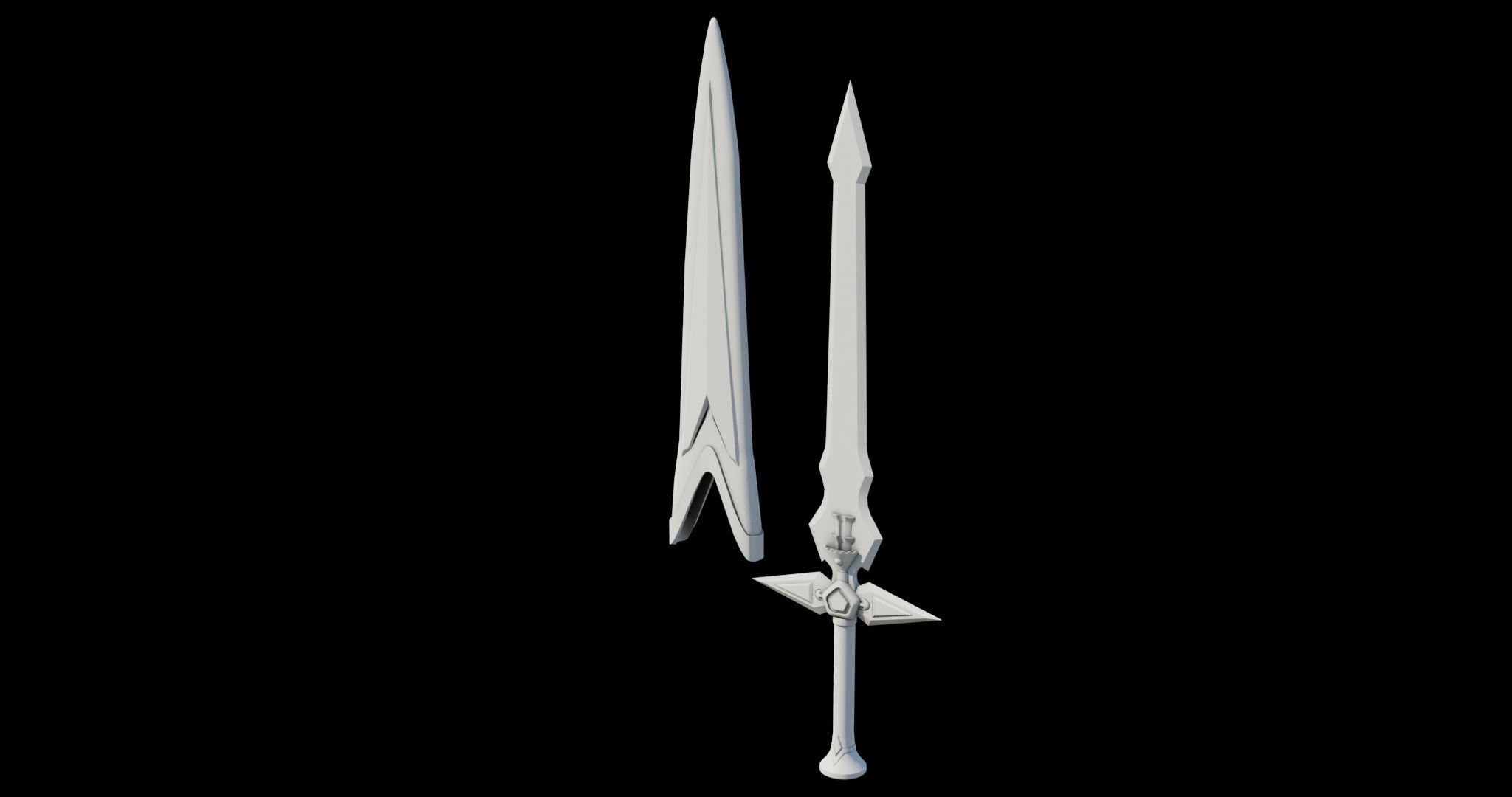 10 Swords Collection PBR Unity UE Arnold V-Ray Textures Included _41