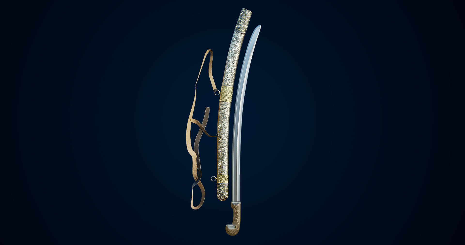 10 Swords Collection PBR Unity UE Arnold V-Ray Textures Included _69