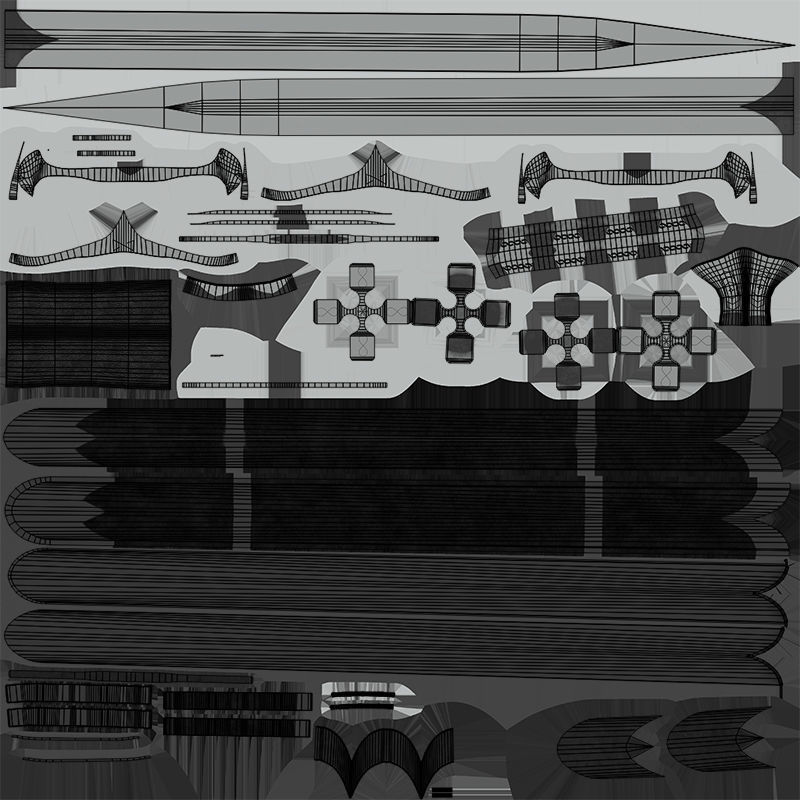 10 Swords Collection PBR Unity UE Arnold V-Ray Textures Included _24