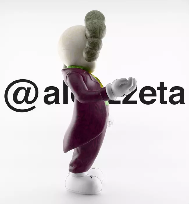 Kaws Joker for Print 3D print model_25