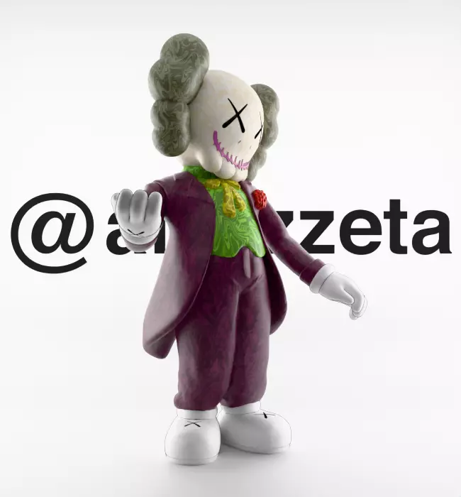 Kaws Joker for Print 3D print model_31