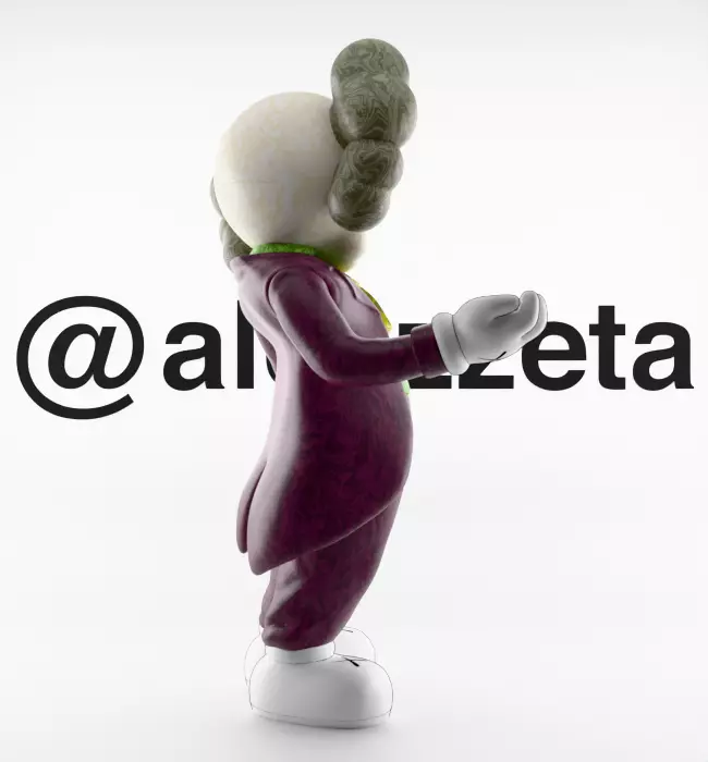 Kaws Joker for Print 3D print model_24