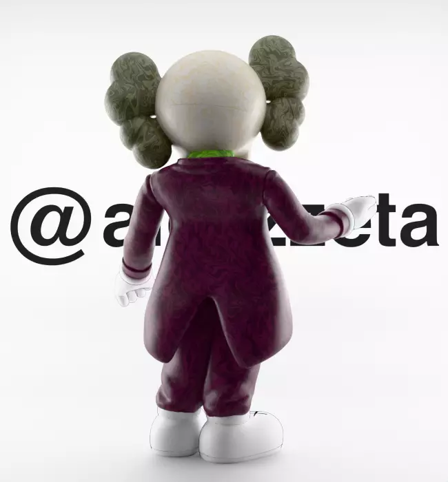 Kaws Joker for Print 3D print model_18